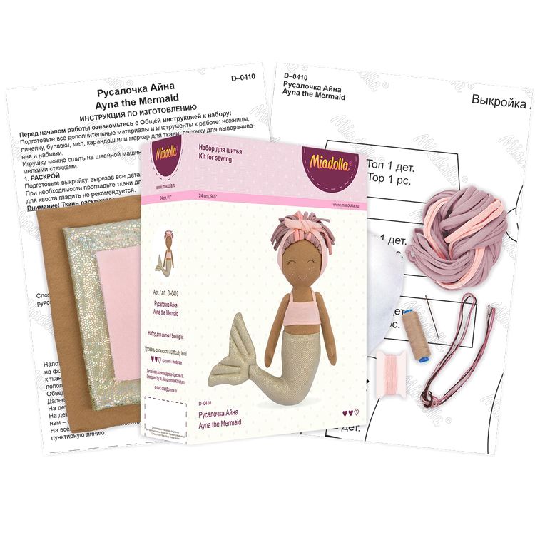Набор для шитья «Русалочка Айна», Miadolla — картинка 3