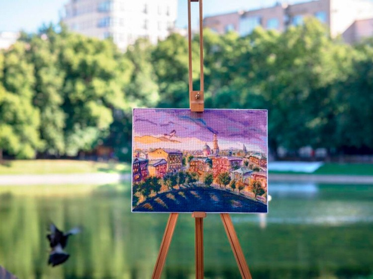 Набор для вышивания «Над Патриаршими прудами» — картинка 4