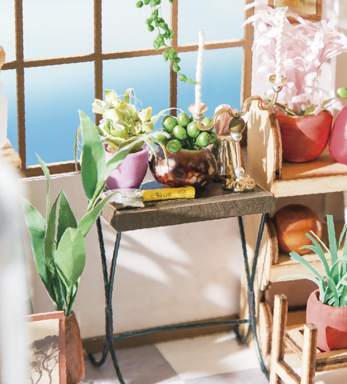 Набор для создания миниатюры (румбокс) «Цветочный магазин» — картинка 5