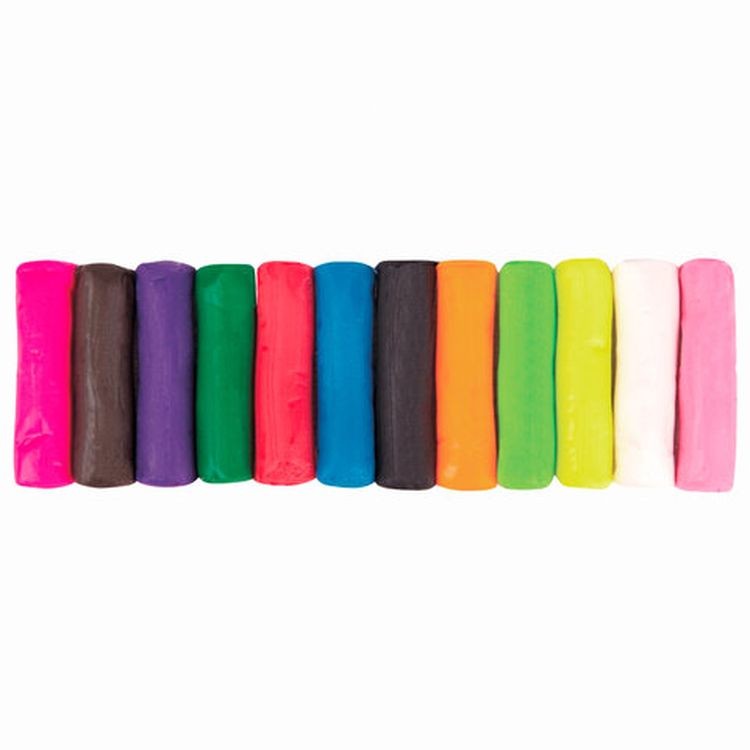 Пластилин на растительной основе (тесто для лепки) Юнландия, 12 цветов, 360 г — картинка 3