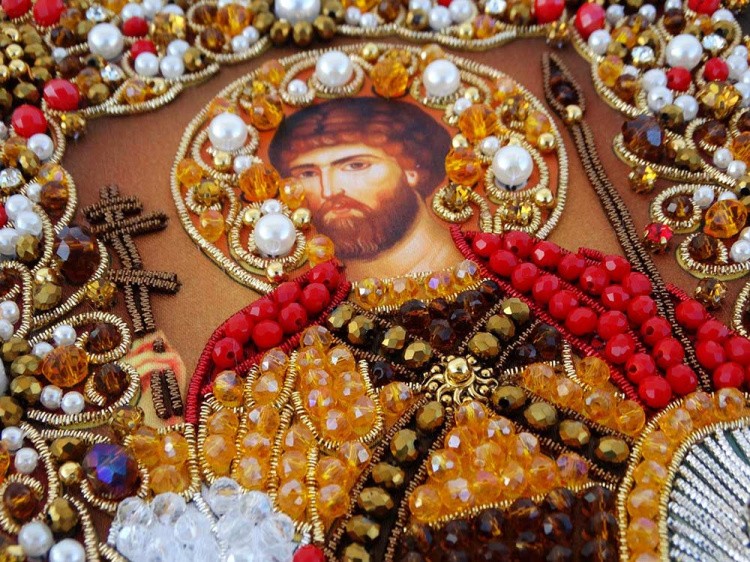 Набор для вышивания хрустальными камнями «Святой Виктор» — картинка 7