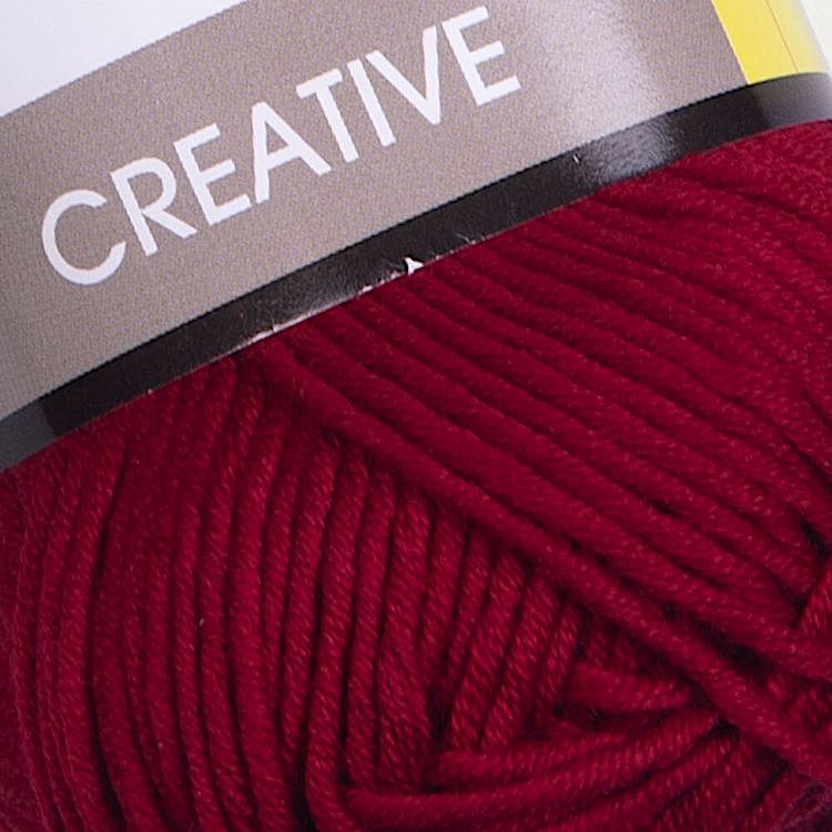 Пряжа YarnArt Creative (238), гранат, 5 шт. по 50 г — картинка 2