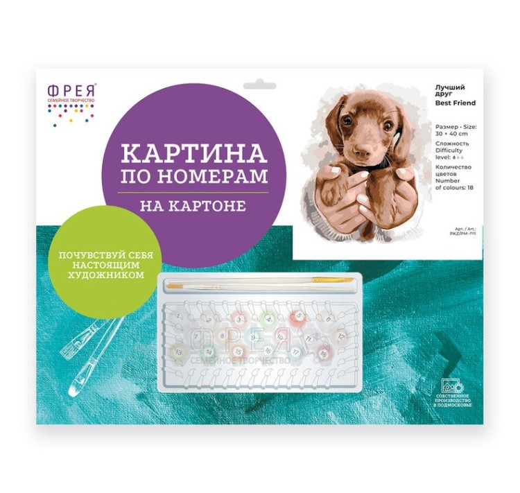 Картина по номерам «Лучший друг» — картинка 4