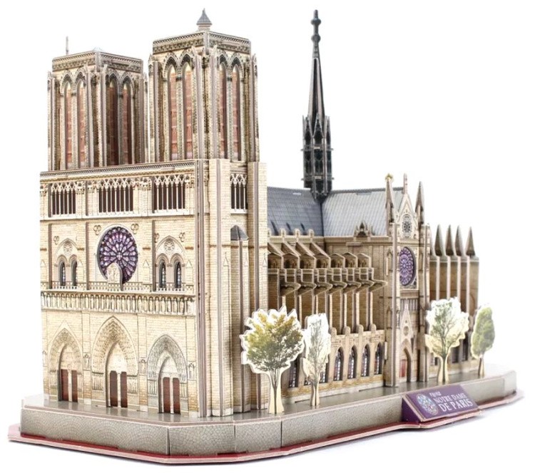 3D пазл CubicFun «National Geographic. Нотр-Дам-де-Пари» — картинка 3