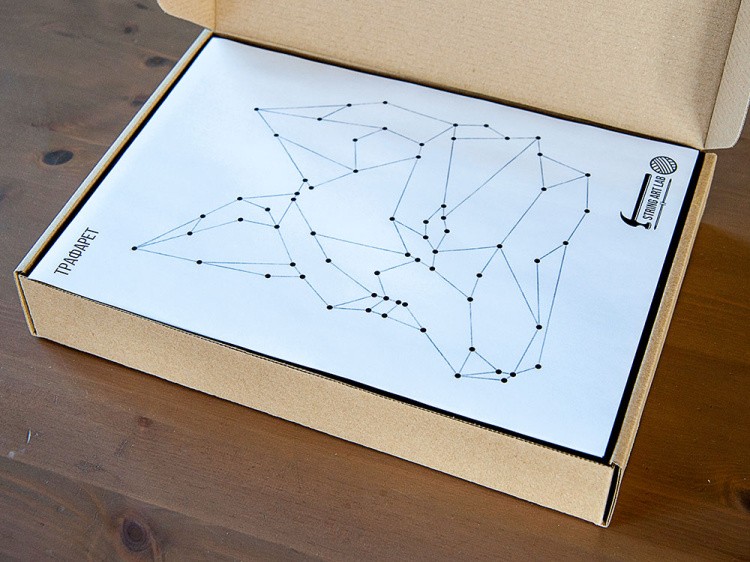 Набор для творчества STRING ART «Лиса минимализм» — картинка 3