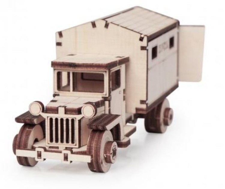 Конструктор из дерева «Грузовичок Почта», Армия России — картинка 3