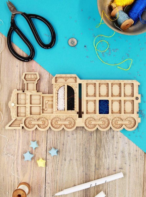 Органайзер для бисера с крышкой «Поезд» — картинка 3