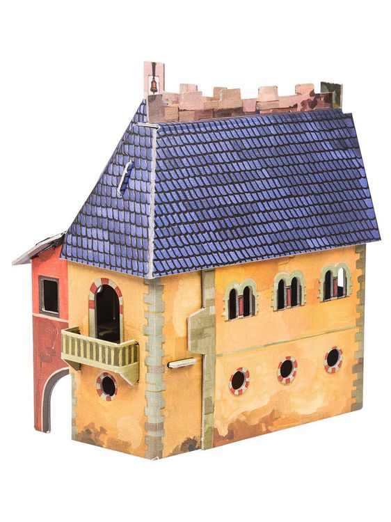 Сборная модель из картона «Ратуша» — картинка 4