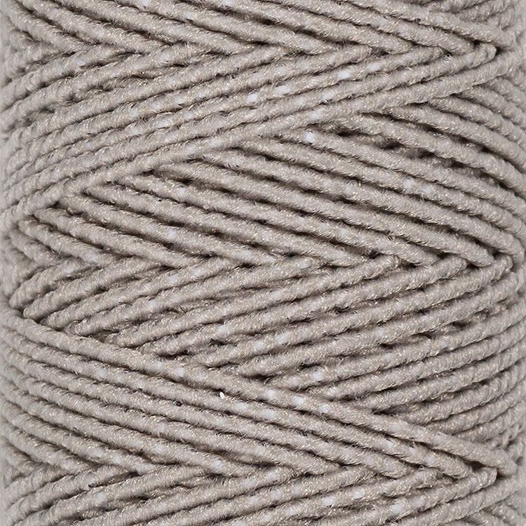 Нитки «спандекс», 60% латекс, 40% полиэстер, 10 шт. по 25 м, цвет: №368 серый, Gamma — картинка 2