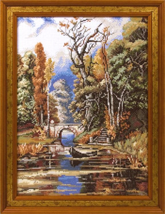 Набор для вышивания «Осенью в парке» — картинка 2