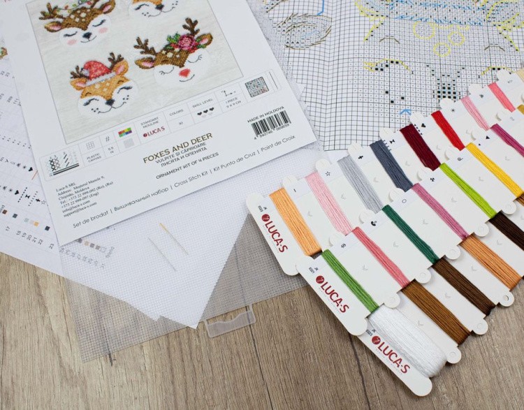Набор для вышивания «Лисята и оленята» — картинка 5