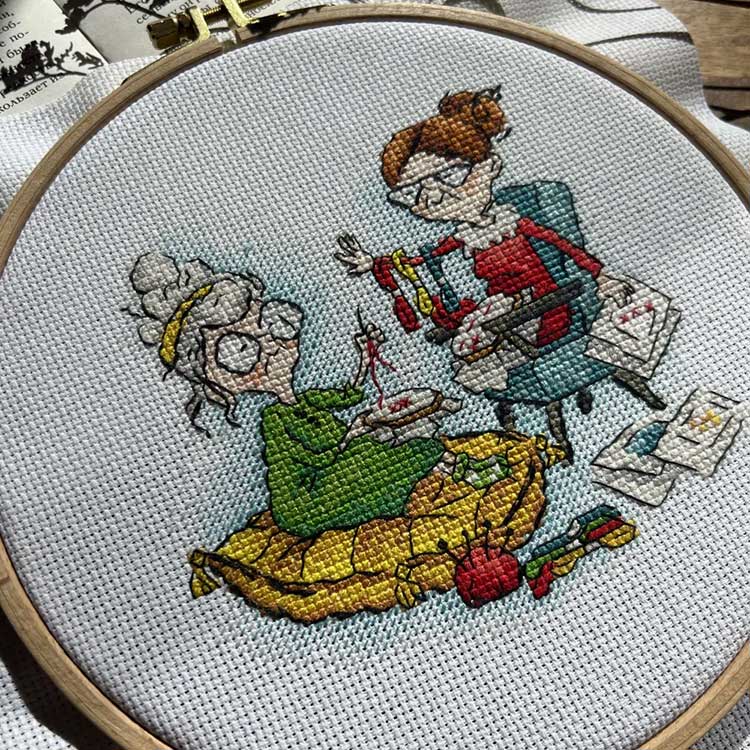 Набор для вышивания «Бабушки-вышивальщицы» — картинка 4