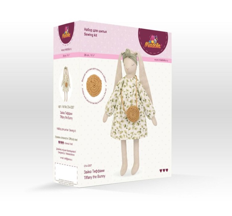 Набор для шитья «Зайка Тиффани» — картинка 3