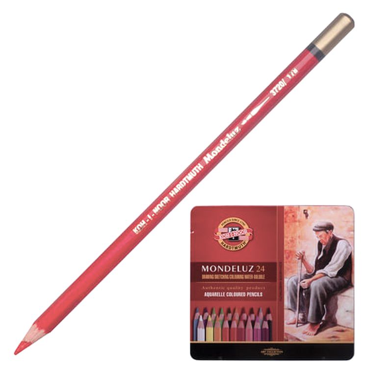 Карандаши цветные акварельные художественные KOH-I-NOOR «Mondeluz», 24 цв. — картинка 4