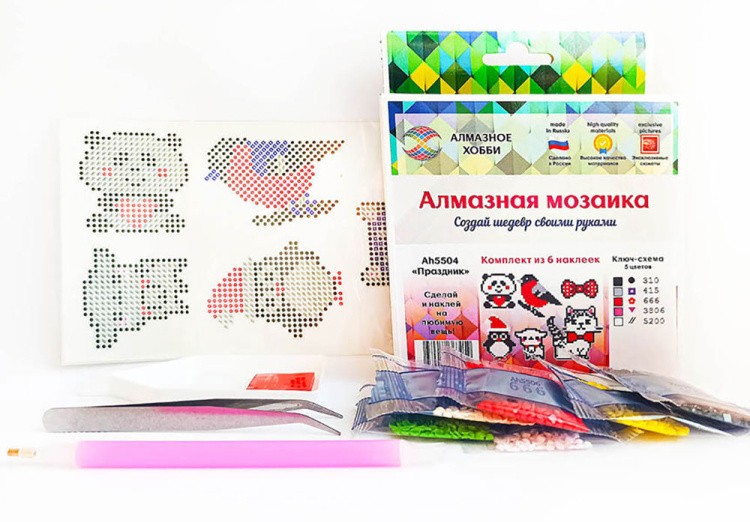 Алмазная вышивка наклейки «Праздник» — картинка 2