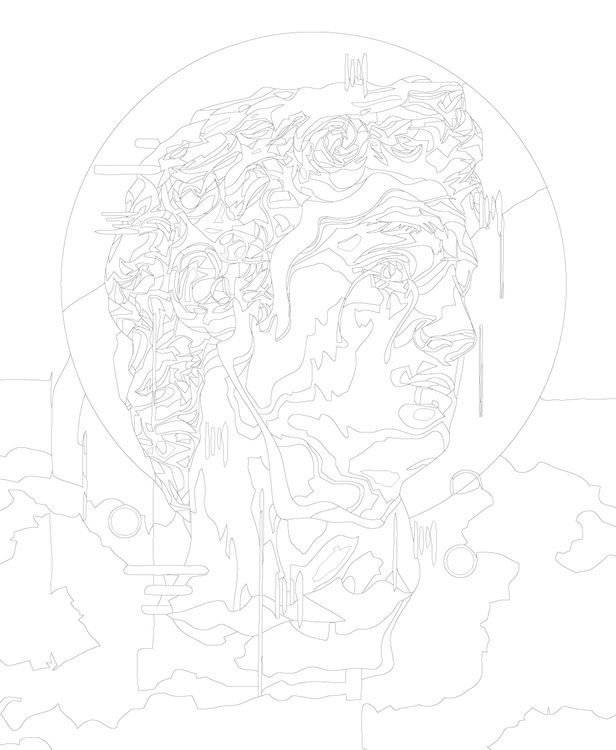 Картина по номерам «Античные статуи: Давид Арт» — картинка 2