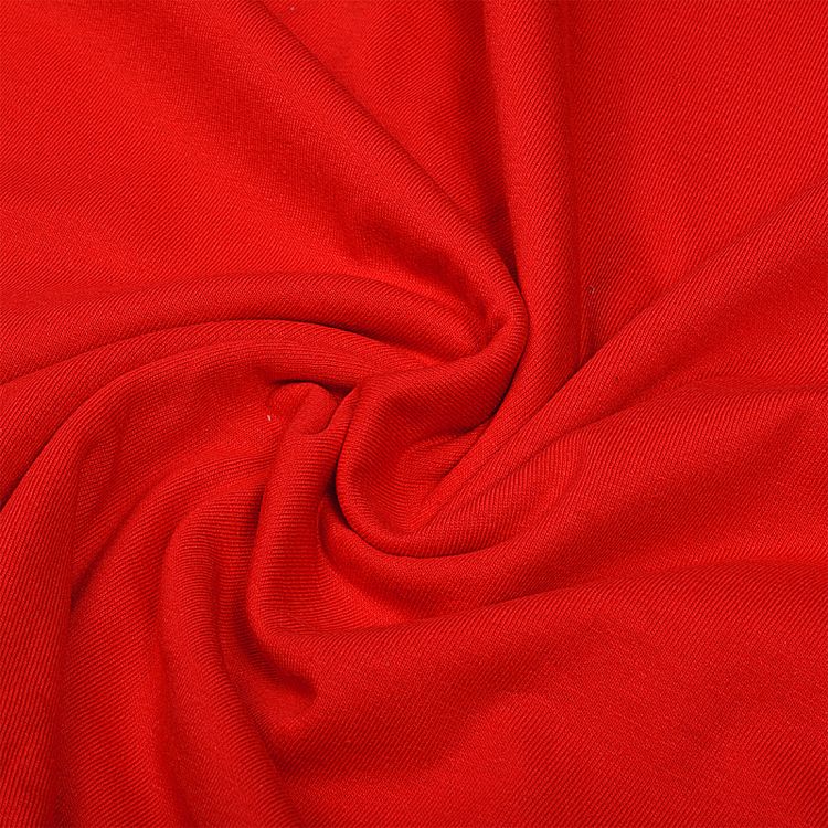 Ткань трикотаж Кулирка хлопок, 6 м, ширина 100+100 см, 145 г/м2, цвет: красный, TBY