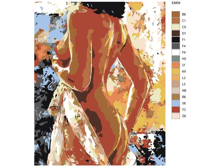 Картина по номерам «Эротика» — картинка 2