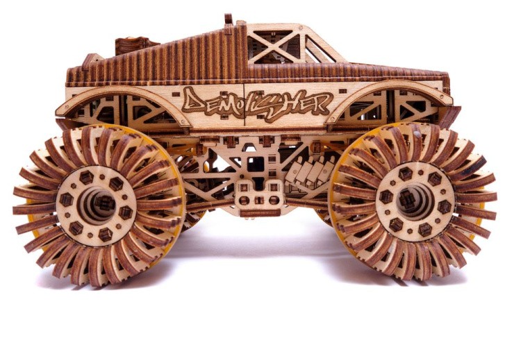 Механическая сборная модель «Монстр-Трак», Wood Trick — картинка 8