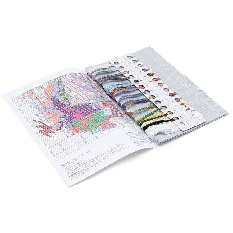 Набор для вышивания «Незнакомка в белом» — картинка 2