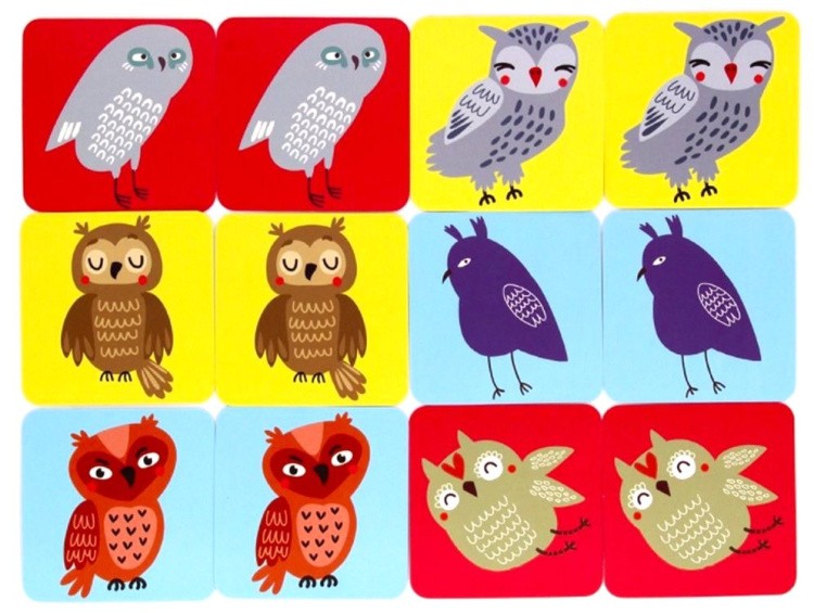 Настольная игра Мемори Совушки — картинка 3