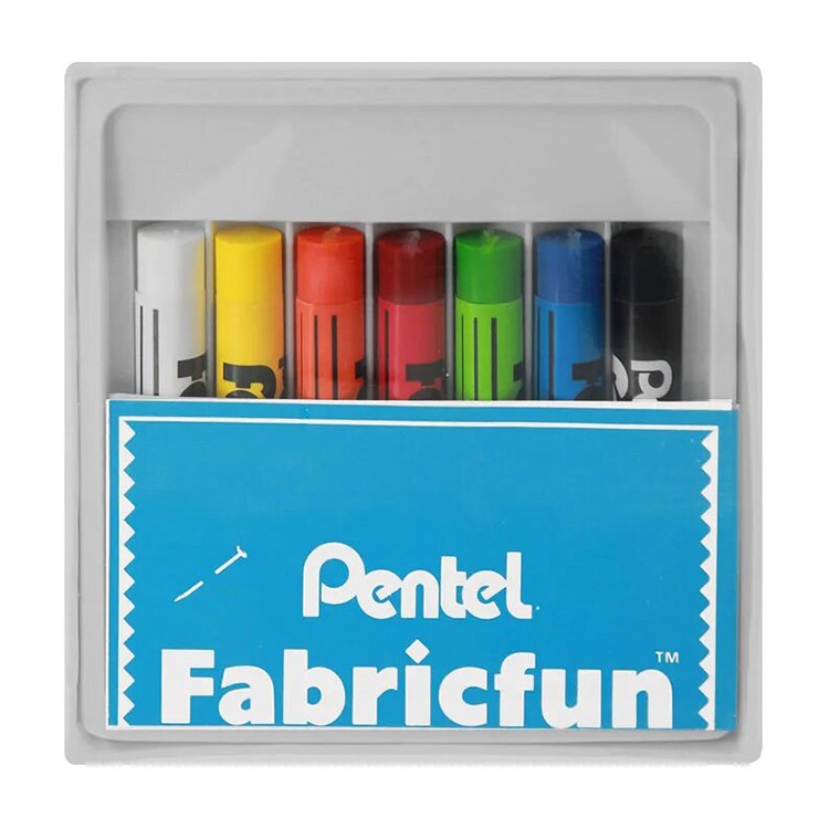 Пастель для ткани «Fabric Fun», 7 цв., PENTEL — картинка 3