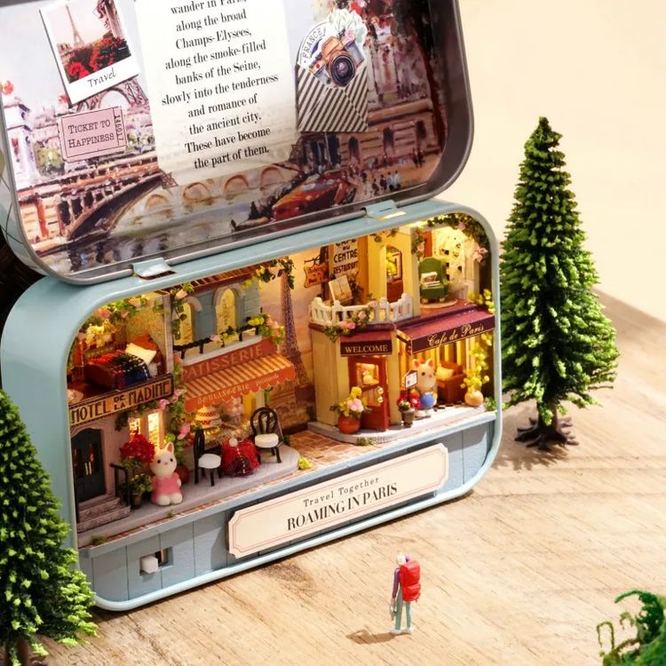 Сборная модель (румбокс) в шкатулке «Прогулка в Париже» — картинка 2