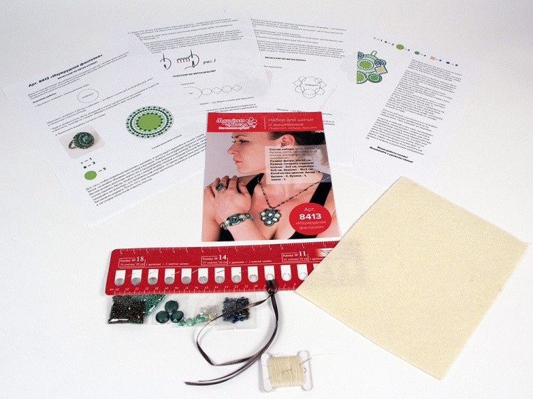 Набор для вышивания «Изумрудная фантазия» — картинка 2