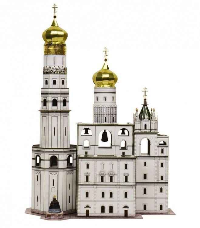 Сборная модель из картона «Колокольня Иван Великий», Умная Бумага — картинка 2