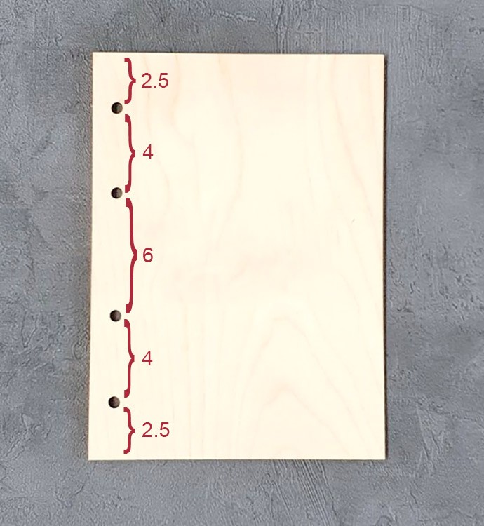 Артборд для смолы - Обложка для тетради (фанера), 1 шт., ResinArt — картинка 2