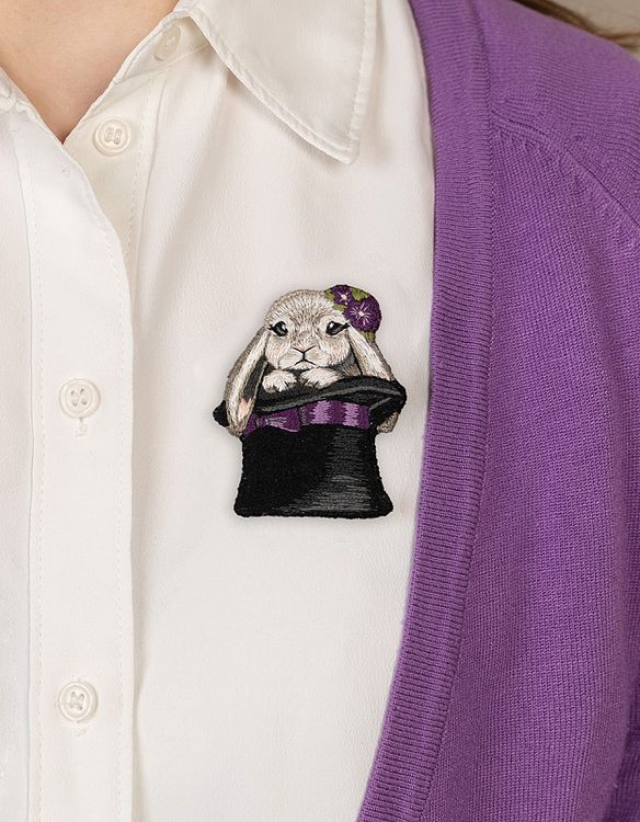 Набор для вышивания «Брошь. Малыш-фокусник» — картинка 6