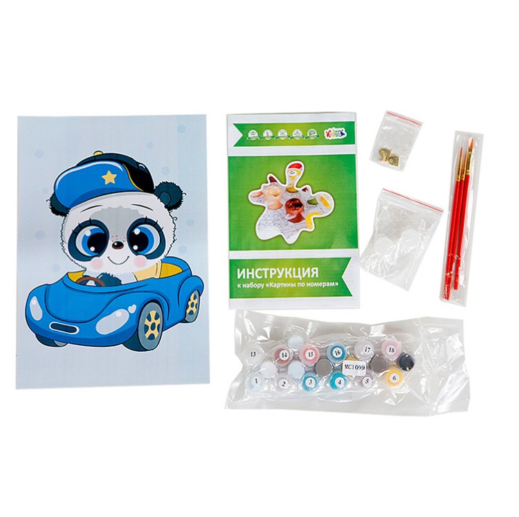 Картина по номерам «Сказочная пандочка» — картинка 4