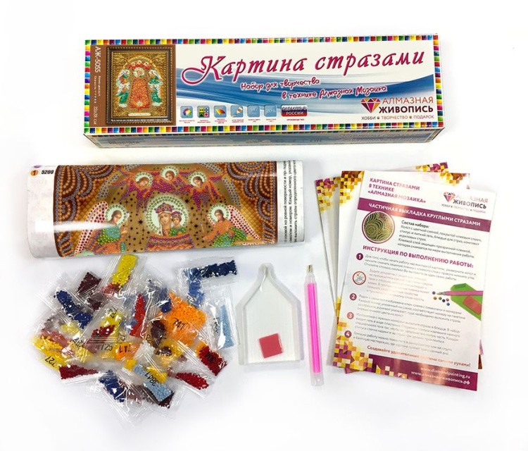 Алмазная вышивка «Икона Прибавление Ума» — картинка 2