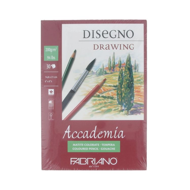 Альбом для эскизов «Accademia» А5 14.8х21 см, 30 листов