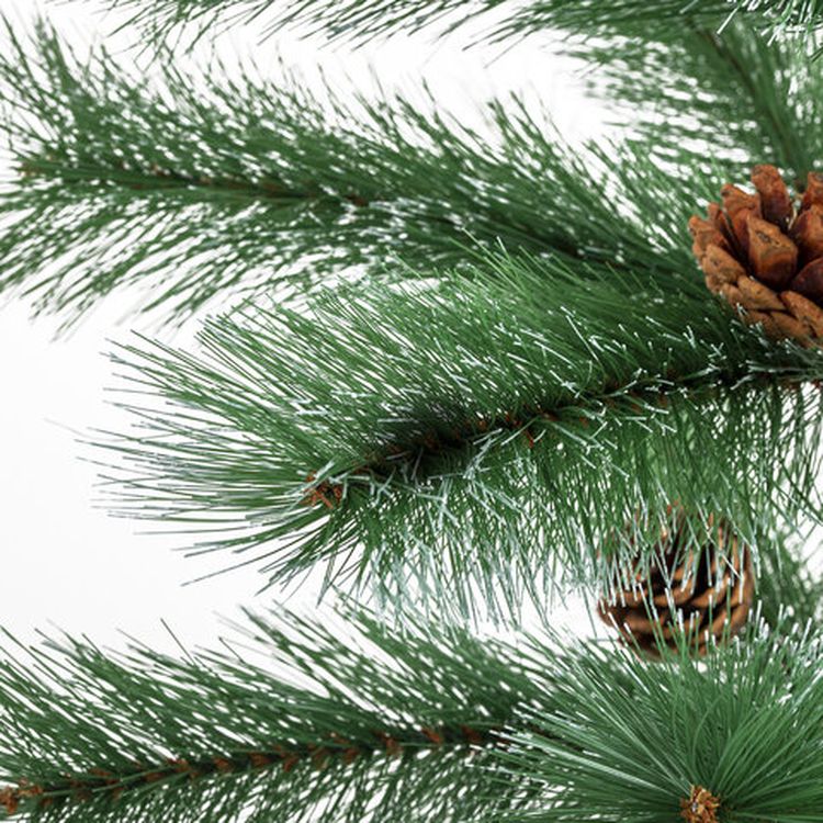 Ель новогодняя искусственная «Velvet Pinewood», 90 см, с инеем и шишками — картинка 2