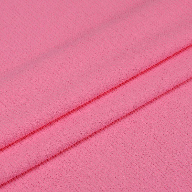 Ткань трикотажная Бифлекс жатка, 6 м, ширина 150 см, 240 г/м², цвет: 16 розовый, TBY — картинка 5
