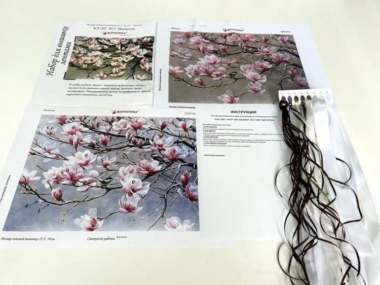 Набор для вышивания «Магнолии» — картинка 4