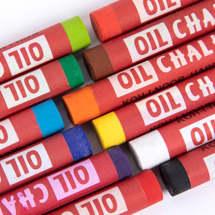 Пастель масляная, 12 цв., KOH-I-NOOR Hardtmuth — картинка 4