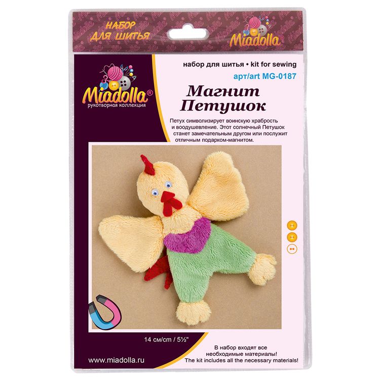 Набор для шитья «Магнит Петушок» — картинка 3