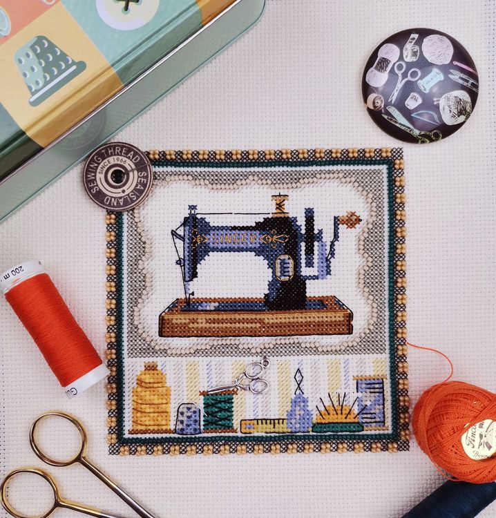 Набор для вышивания «Швейная машинка» — картинка 2