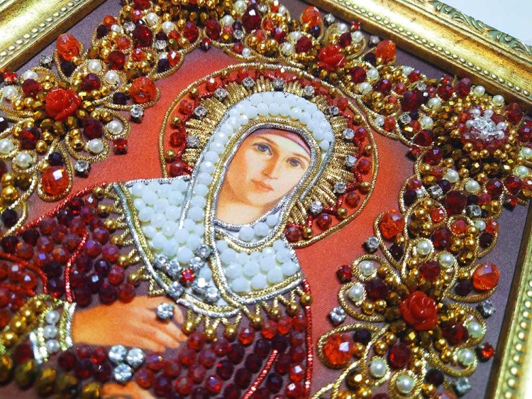 Набор для вышивания хрустальными камнями «Святая Марина» — картинка 8