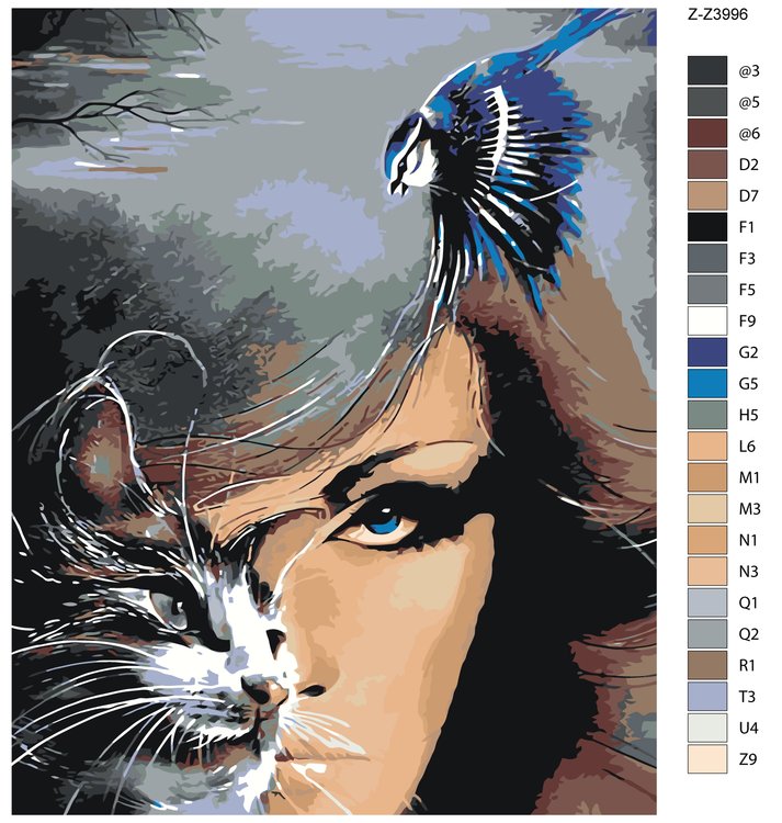 Картина по номерам «Женские секреты» — картинка 2