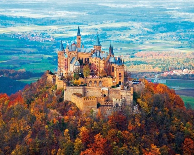 Алмазная вышивка «Вид на замок» — картинка 2