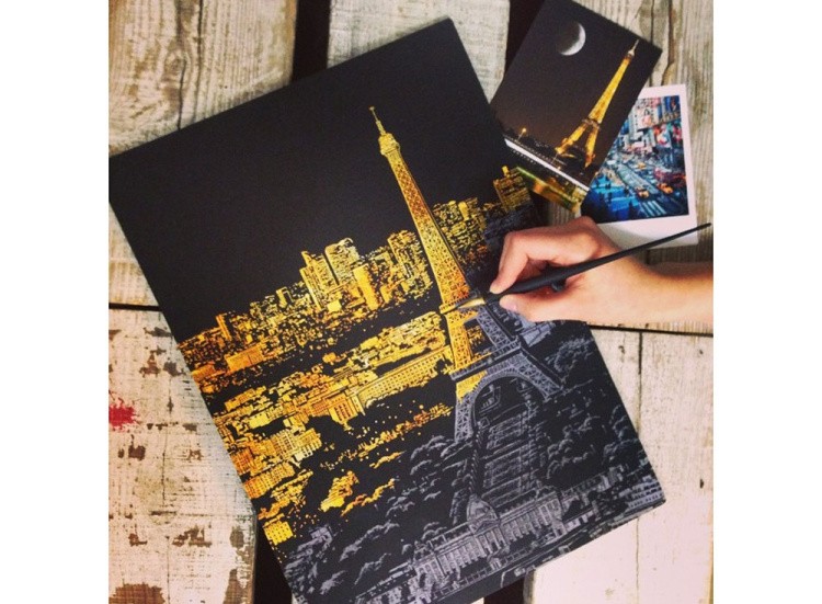 Скретч-набор «Париж» — картинка 12