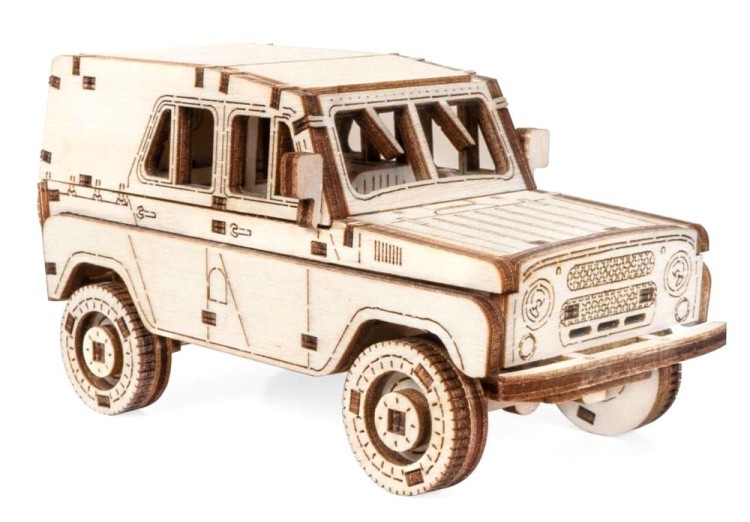 Деревянный конструктор «Внедорожник Боец», Армия России — картинка 3