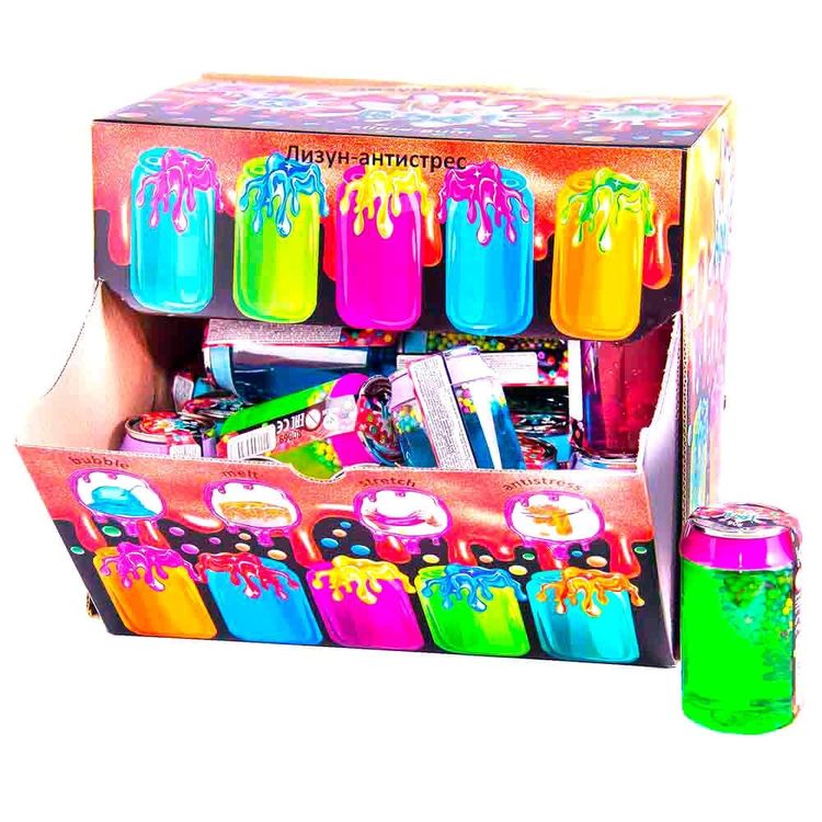 Лизун-Антистресс TM Mr.Boo Кола с пенковыми шариками — картинка 2