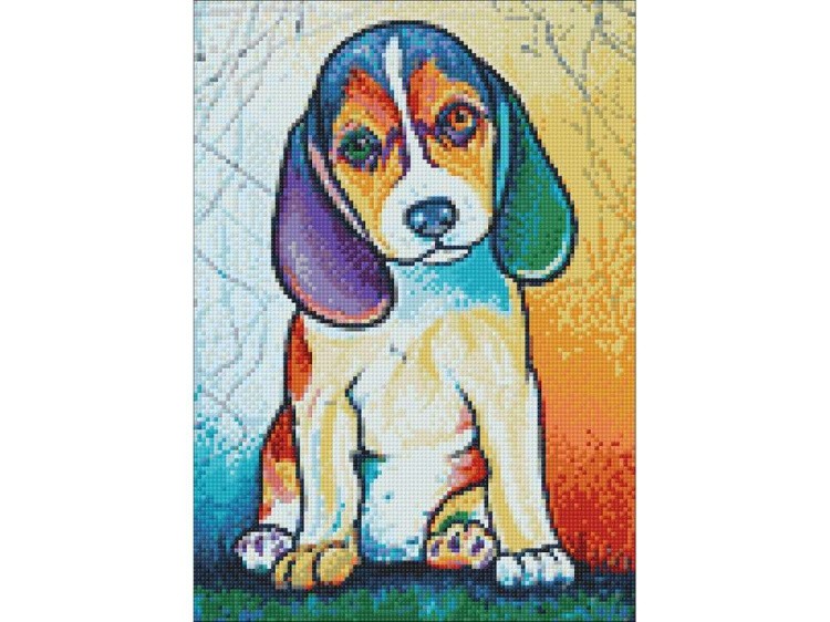 Алмазная вышивка «Бигль» — картинка 3