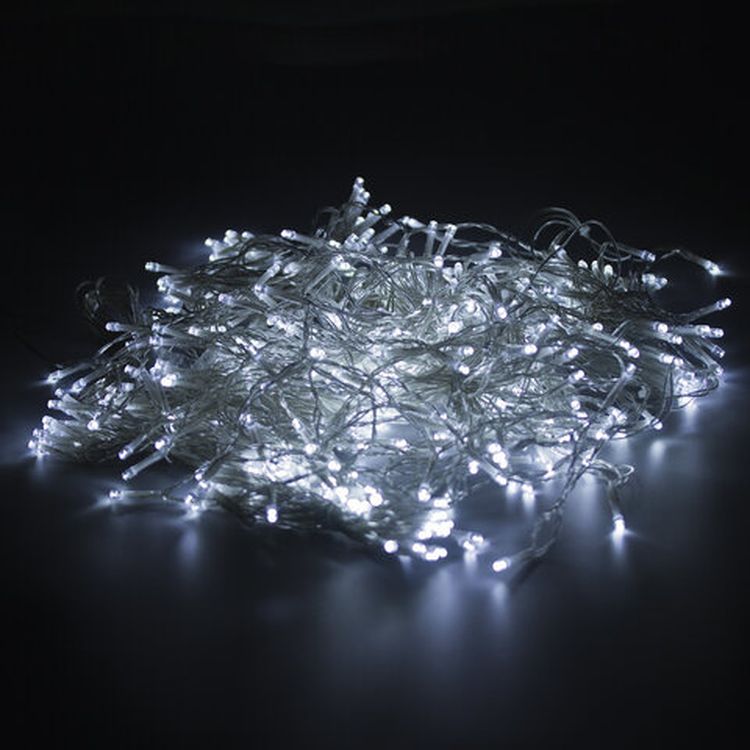 Электрогирлянда уличная «Занавес», 480 LED 3,8х2,4 м, цвет: холодный белый — картинка 3