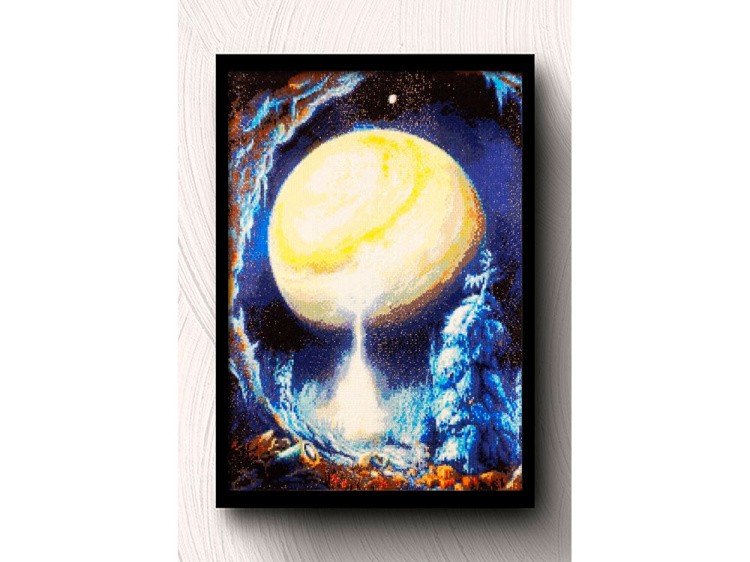 Алмазная вышивка «Фантастический мир планет» — картинка 2