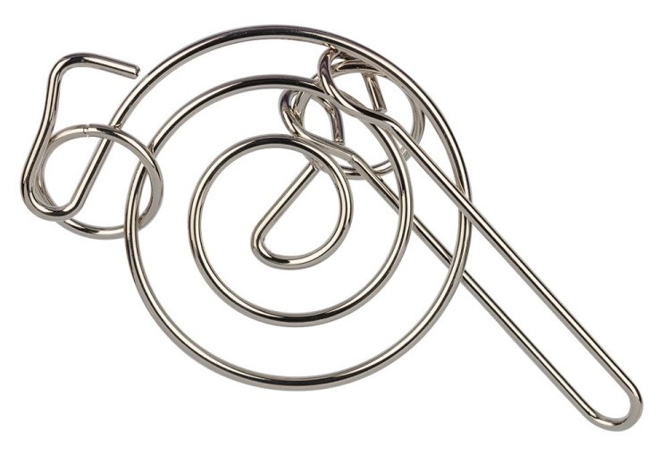 Головоломка металлическая Спираль, 4 элемента